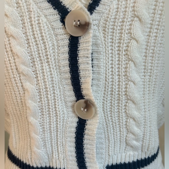 Knit Sweater Button-down Vest - Picture 2 of 4